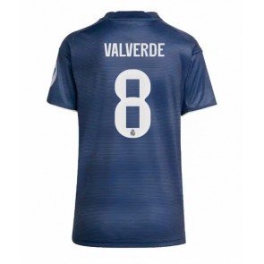 Lacne Ženy Futbalové dres Real Madrid Federico Valverde #8 2025-26 Krátky Rukáv - Preč
